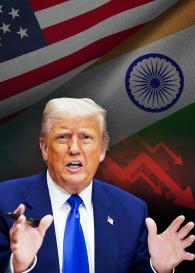 ट्रम्प यांनी भारतावर लावला २५% टॅरिफ, आता प्रत्युत्तरात्मक शुल्काच्या तयारीत देश; पण 'या' कंपन्यांचे शेअर्स आपटले