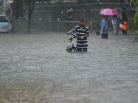 मुंबापुरीची तुंबापुरी - Marathi News | Waterlogged street at sion Circle after heavy rains in Mumbai | Latest mumbai Photos at Lokmat.com