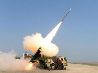 भारतानं पोखरणमध्ये पिनाका गाईडेड मिसाइलचं तिसऱ्यांदा केलं यशस्वी परीक्षण