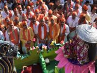 नागपुरात श्रीराम जन्मोत्सवानिमित्त भव्य शोभायात्रेचं आयोजन - Marathi News | Organizing a grand ceremony for the birth anniversary of Shriram Janmotsav in Nagpur | Latest nagpur Photos at Lokmat.com