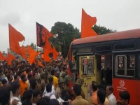 Maratha Reservation Protest : चाकणमध्ये आरक्षणासाठी सकल मराठा समाजाच्यावतीने आंदोलन