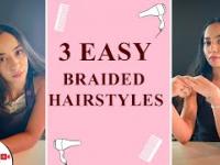 3 Easy Braided Hairstyles | How to Make Quick & Easy Hairstyles | Simple Hairstyles at Home