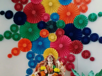 नवरात्र विशेष : कमीत कमी जागेत करा देवीचे आकर्षक डेकोरेशन, खर्चही येईल कमी-पाहा भन्नाट आयडीया - Marathi News | Navratri Special decoration ideas devi ghatasthapana : Make attractive decoration of Goddess in minimum space, cost will also be less - see amazing ideas | Latest sakhi Photos at Lokmat.com