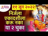 निर्जला एकादशीला कोणत्या दोन चुका करू नये? Which 2 mistkaes can not to do on Nirjala Ekadashi 2022?