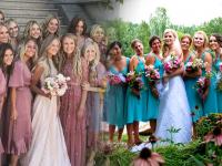 ख्रिश्चन लग्नात नवरीच्या मैत्रिणी एकसारखेच कपडे का घालतात? जाणून घ्या कारण... - Marathi News | Why Brides female friend wear same Colors clothes in Marriage? | Latest jarahatke Photos at Lokmat.com