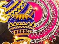 गौरीसमोर काढा सुबक रांगोळ्या; झटपट काढता येतील अशा सोप्या ८ डिझाइन्स... - Marathi News | Draw beautiful rangolis in front of Gauri; 8 easy designs that can be drawn in a flash... | Latest sakhi Photos at Lokmat.com