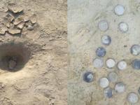 खेळता खेळता मुलांनी मैदानात जमीन खोदली; एका घागरीतून ‘इतकी’ चांदीची नाणी बाहेर पडली! - Marathi News | Children Playing Cricket Dug Up Land, Found Silver Coins Printed On The Picture Of Queen Victoria pnm | Latest jarahatke Photos at Lokmat.com