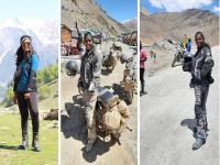 'बुलेट गर्ल' आकांक्षाची विक्रमी कामगिरी; सर्वात कमी वयात पार केले तीन मोटरेबल पास - Marathi News | The record-breaking performance of the Aurangabad's ‘Bullet Girl’ Aakansha Tammewar; Three motorable passes passed at the youngest age | Latest chhatrapati-sambhajinagar Photos at Lokmat.com