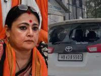 बंगालमध्ये मतदानादरम्यान भाजपा उमेदवार अग्निमित्रा पॉल यांच्या कारवर हल्ला, जमावाने फोडल्या काचा - Marathi News | bjp candidate agnimitra paul car attacked amid voting in west bengal | Latest crime News at Lokmat.com