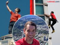 काचेच्या भिंती अन् ५०८ मीटरची उंची! दोरीशिवाय १०१ मजले चढून एलेक्स होनोल्डने रचला नवा इतिहास - Marathi News | Spider Man in Real Life Alex Honnold Scales 508m Taipei 101 Without Ropes or Safety Gear | Latest international Photos at Lokmat.com