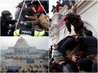 अमेरिकेच्या इतिहासातील काळा दिवस; पाहा ट्रम्प समर्थकांचं हिंसक कारस्थान - Marathi News | US capitol washington dc america riots Donald trump joe biden see social media photos | Latest international Photos at Lokmat.com