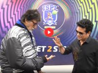 Video: अमिताभ बच्चन आणि सचिन तेंडुलकरमध्ये रंगला 'फिंगर क्रिकेट'चा सामना, कोण जिंकलं? - Marathi News | Amitabh Bachchan and Sachin Tendulkar played a finger cricket match who won? | Latest filmy News at Lokmat.com