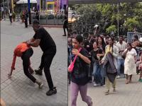 VIDEO: ४१ हजारांचं घड्याळ अन् हातातही घालता येईना; खरेदीसाठी तुफान राडा, बाउन्सर्सनी तरुणांना बदडलं - Marathi News | Chaos over Rs 41K pocket watch bouncers step in to control crowd at mall launch | Latest social-viral News at Lokmat.com