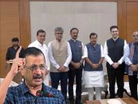 'आप'ला भगदाड, खासदारांचा मोठा गट फुटला! अरविंद केजरीवाल म्हणाले, "भाजपाने पुन्हा..." - Marathi News | AAP suffers setback, seven MPs join BJP; Arvind Kejriwal says, "BJP has again threatened the people of Punjab" | Latest national News at Lokmat.com