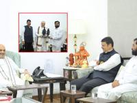 Eknath Shinde: मुख्यमंत्र्यांची अमित शहांसोबत दिल्लीत चर्चा, विठ्ठल-रखुमाईची मूर्ती भेट - Marathi News | Eknath Shinde: Chief Minister will meet Home Minister Amit Shah in Delhi with Devendra Fadanvis | Latest national Photos at Lokmat.com