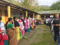 आसाममध्ये बहुतेक १०० टक्के मतदान होतेय...! दुपारी १ वाजेपर्यंत ६०% पेक्षा जास्त मतदान; केरळ आणि पाँडिचेरीमध्येही उत्साह - Marathi News | Assam Kerala Puducherry Election 2026 news : Almost 100% voting in Assam...! More than 60% voting till 1 pm; Excitement in Kerala and Puducherry too | Latest national News at Lokmat.com आसाममध्ये बहुतेक १०० टक्के मतदान होतेय...! दुपारी १ वाजेपर्यंत ६०% पेक्षा जास्त मतदान; केरळ आणि पाँडिचेरीमध्येही उत्साह - Marathi News | Assam Kerala Puducherry Election 2026 news : Almost 100% voting in Assam...! More than 60% voting till 1 pm; Excitement in Kerala and Puducherry too | Latest national News at Lokmat.com