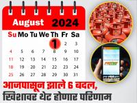 Rule Change 1st August : आजपासून देशभरात लागू झाले हे ६ मोठे बदल; तुमच्या खिशावर थेट होणार परिणाम - Marathi News | Rule Change 1st August These 6 major changes have been implemented across the country Direct impact on your pocket | Latest business Photos at Lokmat.com