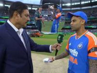 AUS vs IND 3rd T20I : संजू संघातून ‘आउट’; टॉसवेळी सूर्याचं मिचेल मार्शसमोर भन्नाट सेलिब्रेशन! - Marathi News | India vs vs Australia 3rd T20I India Have Won The Toss And Have Opted To Field Suryakumar Yadav Says Three Changes Jitesh Sharma Arshdeep Singh and WashingtonWashington Sundarcome in India Playing XI Sanu Samson Out | Latest cricket News at Lokmat.com