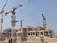 राम मंदिराचे काम किती झाले? अयोध्येतील बांधकामाचे फोटो आले समोर - Marathi News | How much work was done on the ayodhya Ram temple? Photos of the construction in Ayodhya came out | Latest national Photos at Lokmat.com