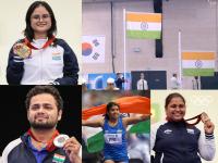 पॅरालिम्पिक स्पर्धेतील अभिमानास्पद क्षणांची खास झलक, इथं पाहा फोटो - Marathi News | Paris 2024 Paralympics India’s medal winners List Avani Lekhara Mona Agarwal Preethi Pal Manish Narwal See Pics | Latest other-sports Photos at Lokmat.com