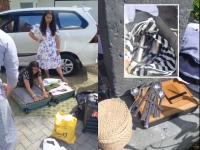 लाज आणली रे लाज आणली! हॉटेल कर्मचाऱ्यांनी सुटकेस उघडायला लावली, बालीमध्ये भारतीयांच्या चोरीचा Video व्हायरल - Marathi News | Shame! Hotel staff forced to open suitcases, Indian family caught stealing hotel items in Bali: Viral Video | Latest international News at Lokmat.com