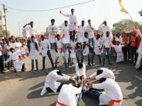 डॉ. बाबासाहेब आंबेडकर मराठवाडा विद्यापीठात ढोल, ताशाच्या गजरात साजरी झाली शिवजयंती - Marathi News | celebration of shivajayanti at Dr. Babasaheb Ambedkar Marathwada University auranagabad | Latest chhatrapati-sambhajinagar Photos at Lokmat.com