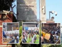 ढाका येथे उच्चायुक्त कार्यालयाबाहेर आंदोलन; बांगलादेशी कट्टरपंथी नेत्याची भारताला पोकळ धमकी - Marathi News | Protest outside High Commission office in Dhaka; Bangladeshi Hasanat Abdullah threat to India | Latest international News at Lokmat.com ढाका येथे उच्चायुक्त कार्यालयाबाहेर आंदोलन; बांगलादेशी कट्टरपंथी नेत्याची भारताला पोकळ धमकी - Marathi News | Protest outside High Commission office in Dhaka; Bangladeshi Hasanat Abdullah threat to India | Latest international News at Lokmat.com