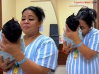 भारती सिंगच्या दुसऱ्या बाळाची पहिली झलक आली समोर, 'काजू'ला पाहून कॉमेडियन झाली भावुक, म्हणाली - "खूपच गोड आणि..." - Marathi News | The first glimpse of Bharti Singh's second child was revealed, the comedian got emotional after seeing 'Kaju', said - ''Very sweet and...'' | Latest filmy News at Lokmat.com