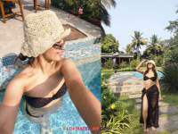 मराठमोळ्या अभिनेत्रीचा 'बिकिनी' लूक व्हायरल, फोटो पाहून नेटकरी म्हणाले, "मार डाला..." - Marathi News | Bhumi Pednekar Black Bikini Look Vacation Photos Viral | Latest filmy Photos at Lokmat.com