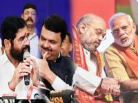Maharashtra Political Crisis: शिंदे गट भाजपमध्ये विलीन होण्याच्या दिशेने पावलं टाकतोय? खासदाराच्या बॅनरवरुन चर्चांना उधाण - Marathi News | will eknath shinde group may likely to merge with bjp possibilities after mp bhavana gawali banner | Latest maharashtra Photos at Lokmat.com