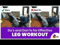 घरी किंवा व्यायामशाळेत legs workout करताना या चुका टाळा | Leg muscle workout with dos and don'ts