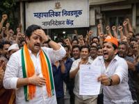 शक्तिप्रदर्शन करत आला, पण अर्जच विसरला! धापा टाकत कार्यकर्ता अखेर अर्ज घेऊन आला - Marathi News | He came to show his strength, but forgot the application form! The activist finally came with the application form after much fanfare. | Latest mumbai News at Lokmat.com