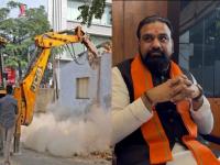 बिहारमध्ये मुख्यमंत्री सम्राट चौधरी यांच्या घराच्या पायऱ्या तोडल्या; बुलडोझर कारवाई बेधडक सुरु - Marathi News | Bihar CM Samrat Chaudhary justifies bulldozer action in Bihar news | Latest national News at Lokmat.com