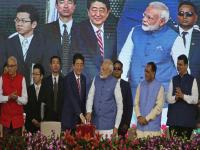 बहुप्रतीक्षित मुंबई-अहमदाबाद बुलेट ट्रेन प्रकल्पाचा भूमिपूजन सोहळा - Marathi News | Bhumi Pujan Singh of the much-awaited Mumbai-Ahmedabad bullet train project | Latest national Photos at Lokmat.com
