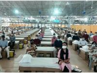 CoronaVirus News : जगातलं सगळ्यात मोठं कोविड केअर सेंटर पाहिलंत का?... आपल्याच राजधानीत आहे! - Marathi News | CoronaVirus Marathi News India gets world's largest COVID care centre Delhi | Latest national Photos at Lokmat.com