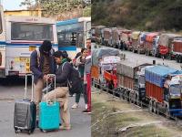 Photos: ट्रक ड्रायव्हरचा संप, सर्वसामान्यांचे हाल; पेट्रोल पंपावर रांगाच रांगा - Marathi News | Photos: Truck driver's strike, plight of common people; Queue at the petrol pump | Latest national Photos at Lokmat.com