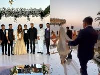 PHOTOS : लाईफ टाइम मेमरी... मंत्री आव्हाडांनी शेअर केला लेकीच्या लग्नाचा व्हिडिओ - Marathi News | PHOTOS: Minister Jitendra Awhad fulfills Christian tradition at goa in his daughter wedding | Latest thane Photos at Lokmat.com