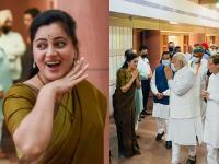 Navneet Rana: नवनीत राणांच्या चेहऱ्यावर हसू कशाचे, दिल्लीत दाखवली 'पुष्पा' स्टाईल - Marathi News | What a smile on Navneet Rana's face, 'Pushpa' style shown in Delhi on shivsena crises of maharashtra | Latest national Photos at Lokmat.com