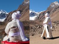 देवभूमीतील कैलास पर्वतावर मोदींचा हटके लूक; पार्वती कुंडाचे घेतले दर्शन - Marathi News | Narendra Modi's fierce look at Mount Kailash of devbhumi; View of Parvat Kunda | Latest national Photos at Lokmat.com