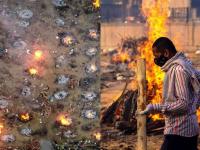 Corona : दिल्लीतील स्मशानात वेटींग, लाकडंही संपली, फोटो व्हायरल - Marathi News | Corona: Waiting in Delhi cemetery, even runs out of wood, photo goes viral | Latest national Photos at Lokmat.com