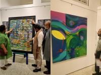 जहाँगीर आर्ट गॅलरीतील कलाविष्कार, लॉकडाऊनला अनुसरुन कलाकृती - Marathi News | Artwork from Jehangir Art Gallery, artwork following Lockdown | Latest mumbai Photos at Lokmat.com