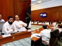 उपमुख्यमंत्री मानत नाही म्हणणारे पडळकर अखेर अजित पवारांसमोरच बसले - Marathi News | Gopichand Padalkar, who says he doesn't believe the Deputy Chief Minister, is finally in front of Ajit Pawar | Latest mumbai Photos at Lokmat.com