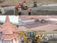अयोध्येत राम मंदिराच्या कामाला गती, RCC तंत्रज्ञानाने होतेय पायाभरणी - Marathi News | Speed up the work of Ram Mandir of ayodhya, the foundation is laid with modern RCC technology | Latest national Photos at Lokmat.com