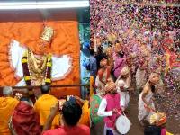 दीड महिन्यांनी मंदिर खुले, सप्तशृंगी मातेला पाहताच भाविकांनी हात जोडले - Marathi News | After one and a half months, the temple opened, devotees joined hands after seeing Saptsringi Devi in nashik | Latest nashik Photos at Lokmat.com