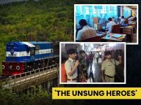 मानलं राव... दिवाळीत तुम्हाला घरी पोहोचवण्यासाठी रेल्वे स्टाफ 'ऑन ड्युटी २४ तास' - Marathi News | Railway employees also work hard in diwali; On duty 24 hours to get you home on diwali for passenger, the unsung heroes | Latest national Photos at Lokmat.com