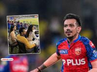 युजवेंद्र चहलच्या मांडीवर बसली तरूणी? IPL 2026 दरम्यान व्हायरल झालेल्या व्हिडिओमुळे खळबळ - Marathi News | yuzvendra chahal video viral ai generated amid ipl 2026 girl sitting on lap fans react | Latest cricket News at Lokmat.com