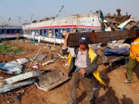 वळणावर 'ती' ट्रेन आली अन् होत्याचं नव्हतं झालं; चीनमध्ये रेल्वे अपघातात ११ कर्मचाऱ्यांचा मृत्यू - Marathi News | 'That' train came around the bend and everything went wrong; 11 workers died in a train accident in China | Latest international News at Lokmat.com वळणावर 'ती' ट्रेन आली अन् होत्याचं नव्हतं झालं; चीनमध्ये रेल्वे अपघातात ११ कर्मचाऱ्यांचा मृत्यू - Marathi News | 'That' train came around the bend and everything went wrong; 11 workers died in a train accident in China | Latest international News at Lokmat.com