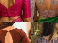 ब्लाऊजच्या मागच्या गळ्याचे ५ पॅटर्न - साडीपेक्षा ब्लाऊजच दिसेल सुंदर, रुप येईल खुलून - Marathi News | 5 patterns for sewing the back of a blouse - the blouse will look more beautiful than the saree | Latest sakhi Photos at Lokmat.com