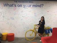 priya bapat visit facebook office - Marathi News | Visit facebook office | Latest filmy Photos at Lokmat.com