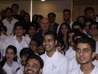 vidya balan visits anupam kher's acting school - Marathi News | Your child's school visits | Latest filmy Photos at Lokmat.com
